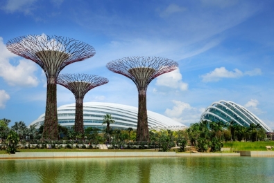 Грандиозные сады в Сингапуре